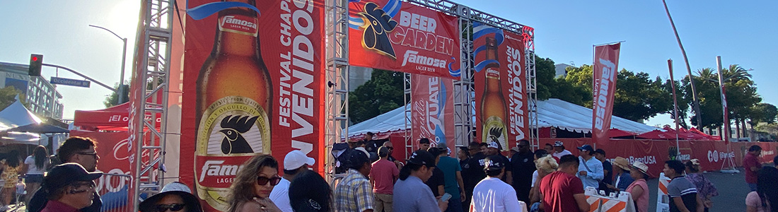 A vibrant scene from the Festival Chapín 2024 event.